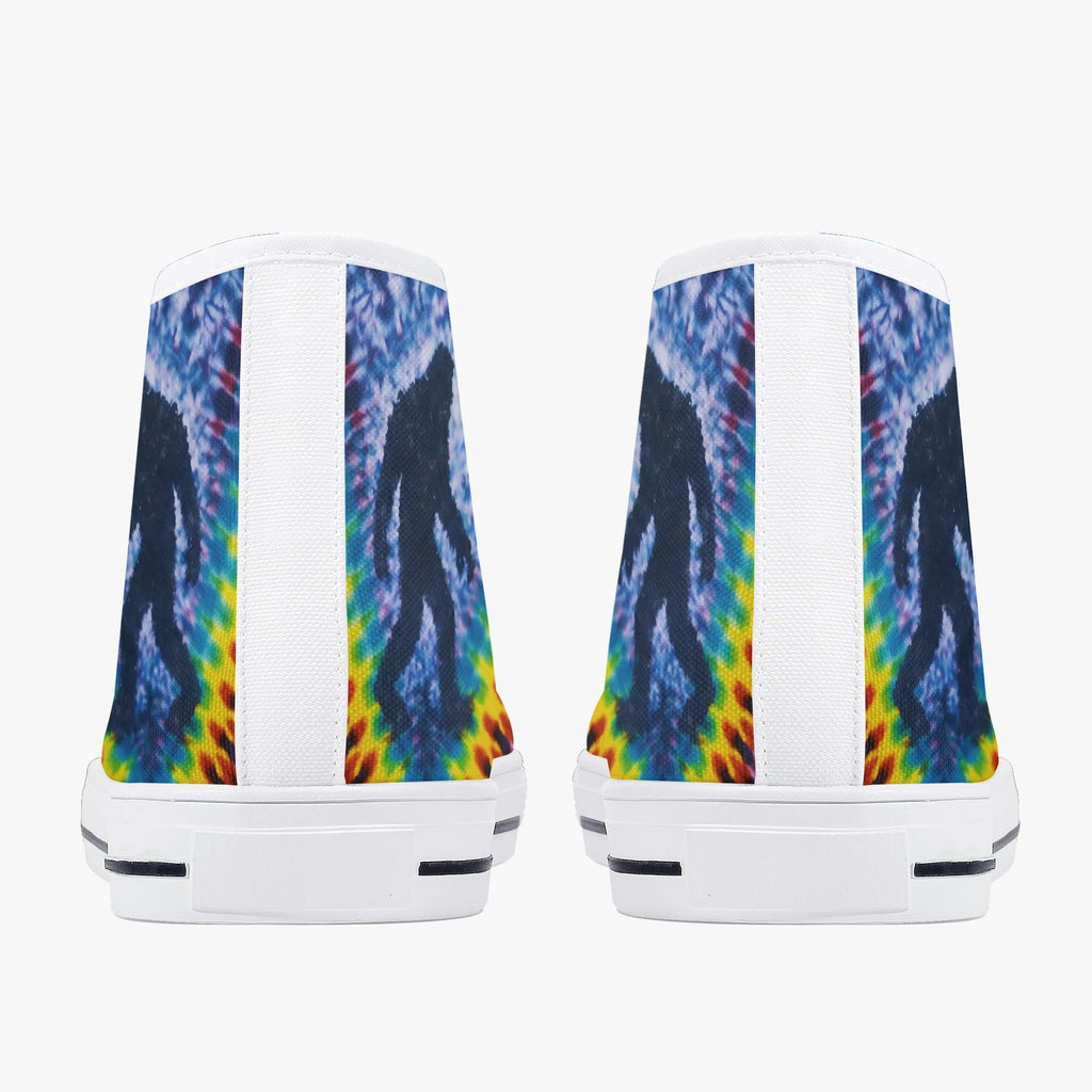 BIGFOOT V COLORFUL PATTERN HIGH TOP CANVAS SHOES   - TLNO1505262