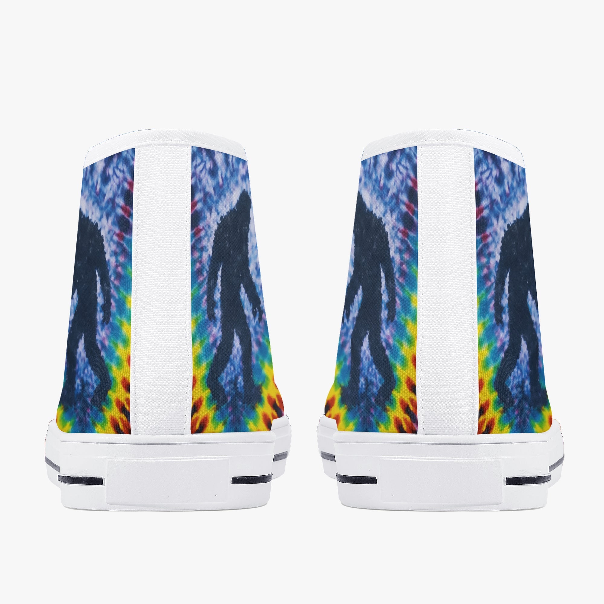 BIGFOOT V COLORFUL PATTERN HIGH TOP CANVAS SHOES   - TLNO1505262