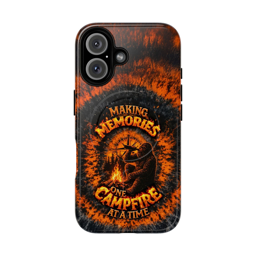 MAKING MEMORIES ONE CAMPFIRE AT A TIME BIGFOOT SWIRL MAGNETIC PHONE CASE - TLNT1804262