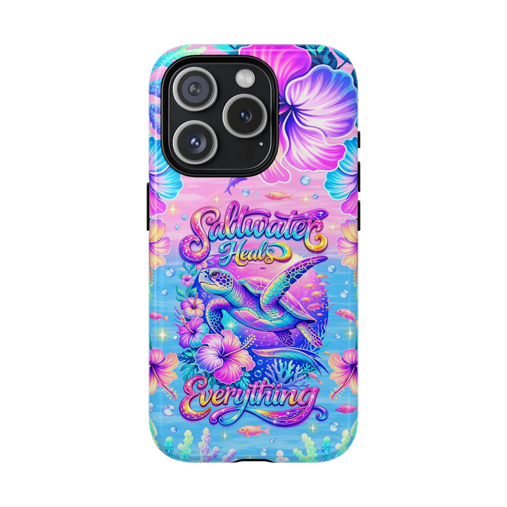 SALTWATER HEALS EVERYTHING TURTLE MAGNETIC  PHONE CASE    - TLNT1104264