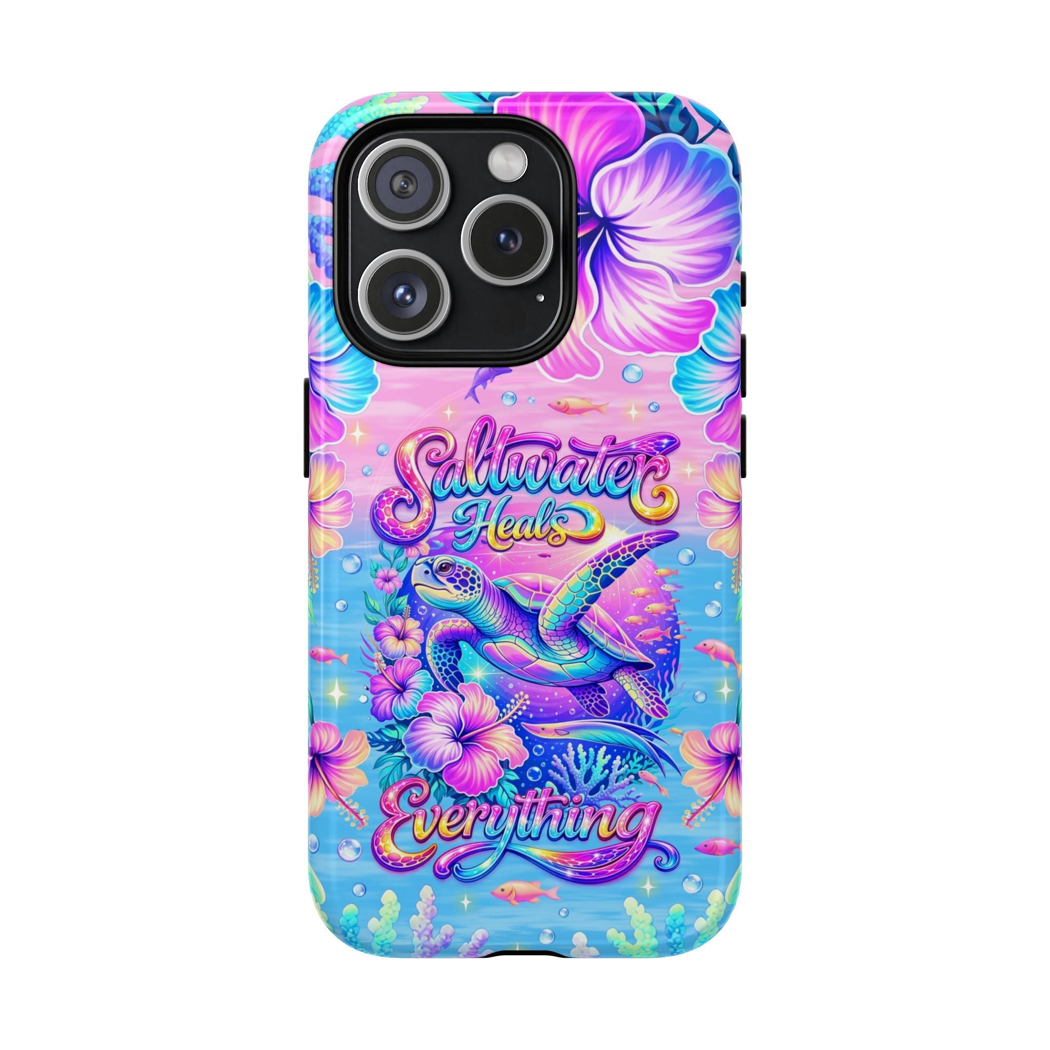 SALTWATER HEALS EVERYTHING TURTLE MAGNETIC  PHONE CASE    - TLNT1104264
