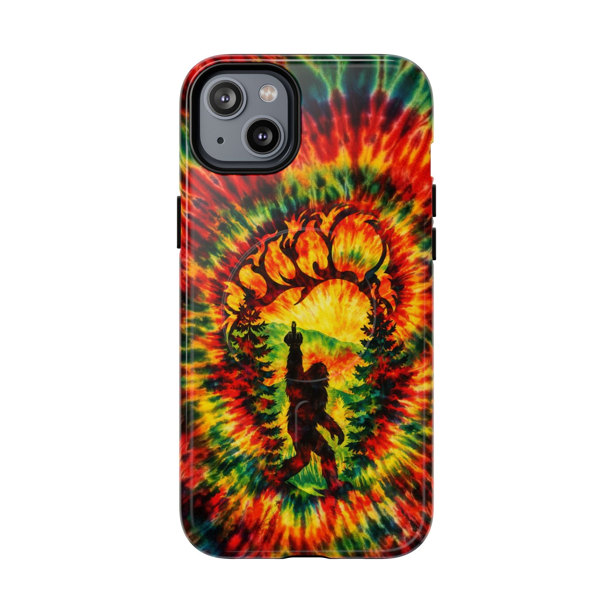 BIGFOOT FOOTPRINT SWIRL MAGNETIC PHONE CASE  - TLTW2605262