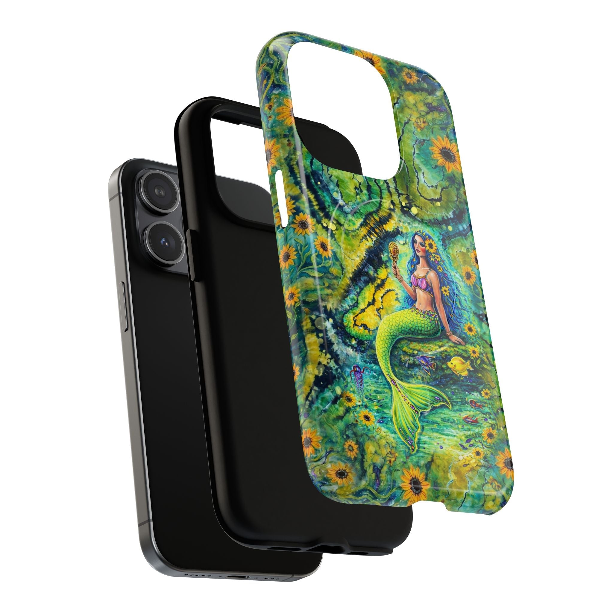 SEASIDE SOUL MERMAID MAGNETIC PHONE CASE  - TLNT2804261