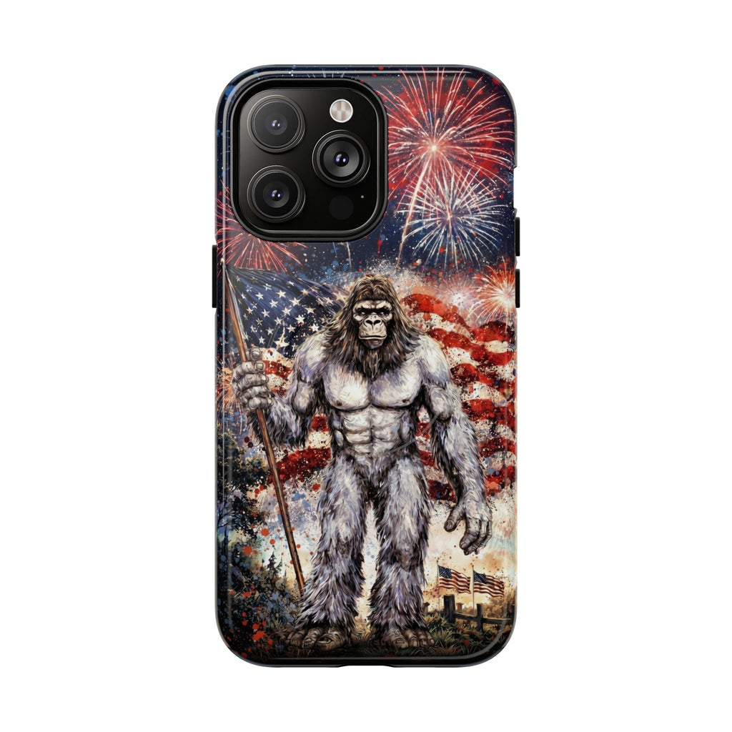 BIGFOOT FIREWORK STARS AND STRIPES MAGNETIC PHONE CASE  - TLNO1905262