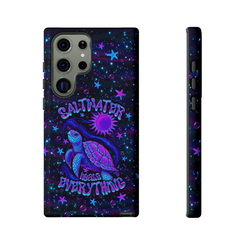 SALTWATER HEALS EVERYTHING TURTLE PHONE CASE  - TLNO1304262