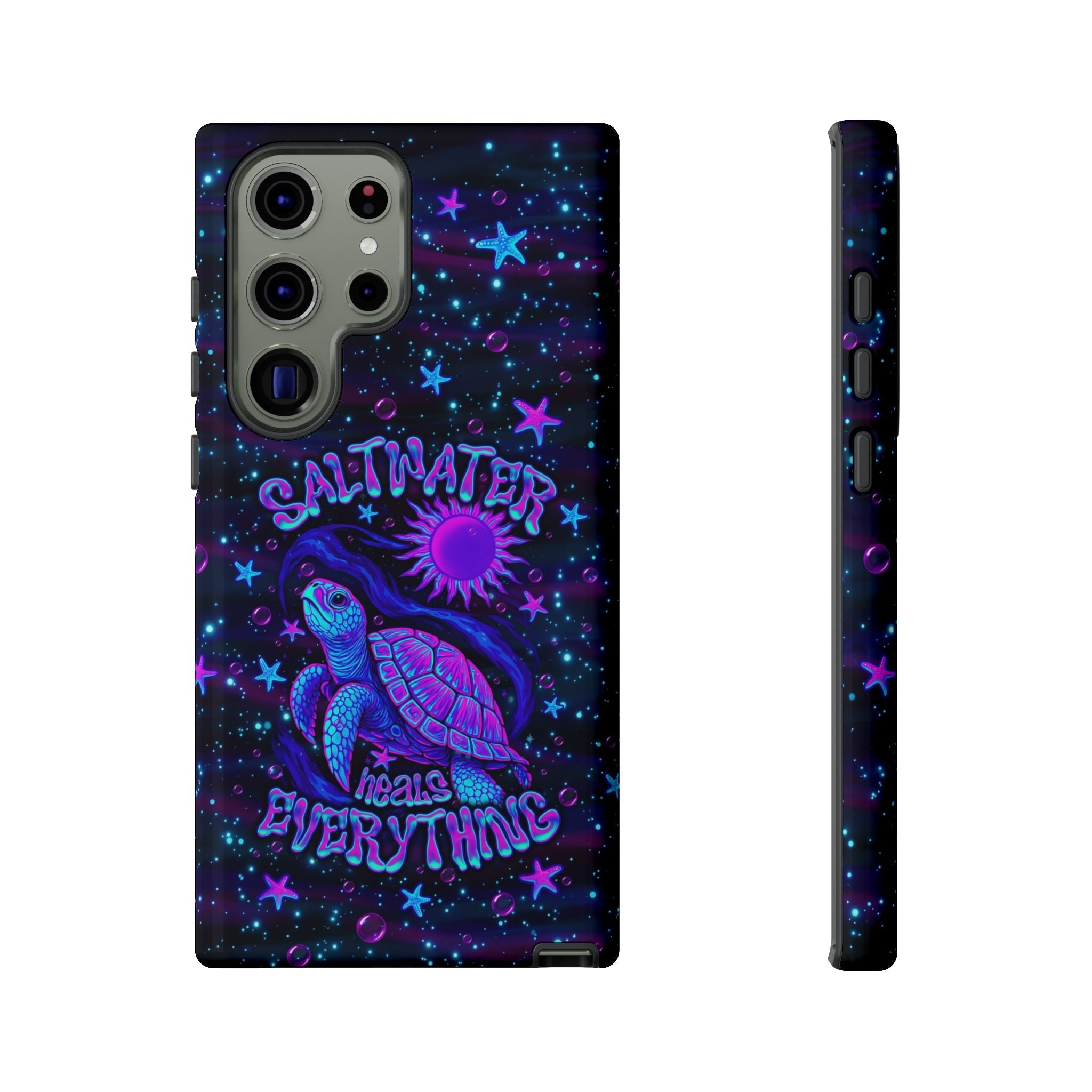 SALTWATER HEALS EVERYTHING TURTLE PHONE CASE  - TLNO1304262