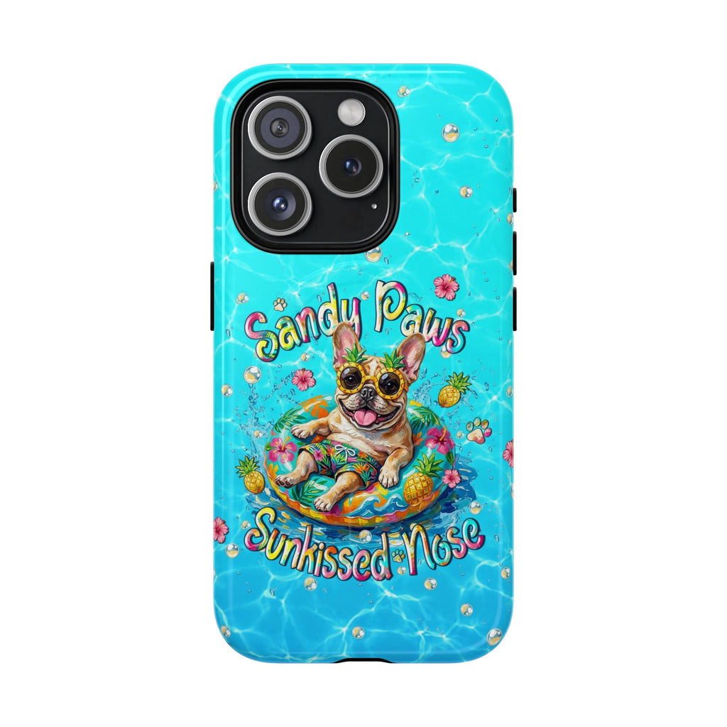 SANDY PAWS SUNKISSED NOSE FRENCH BULLDOG MAGNETIC PHONE CASE  - TLHN2005264