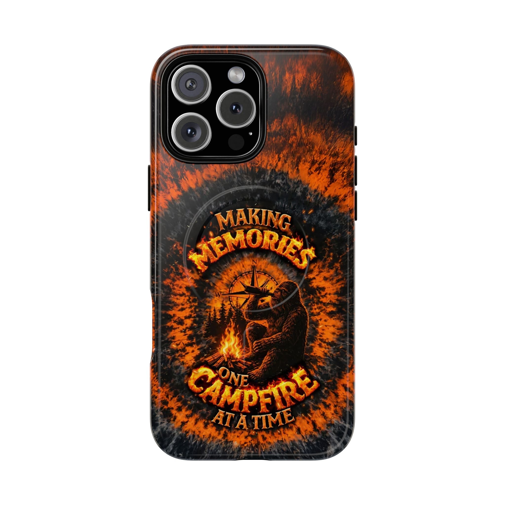 MAKING MEMORIES ONE CAMPFIRE AT A TIME BIGFOOT SWIRL MAGNETIC PHONE CASE - TLNT1804262