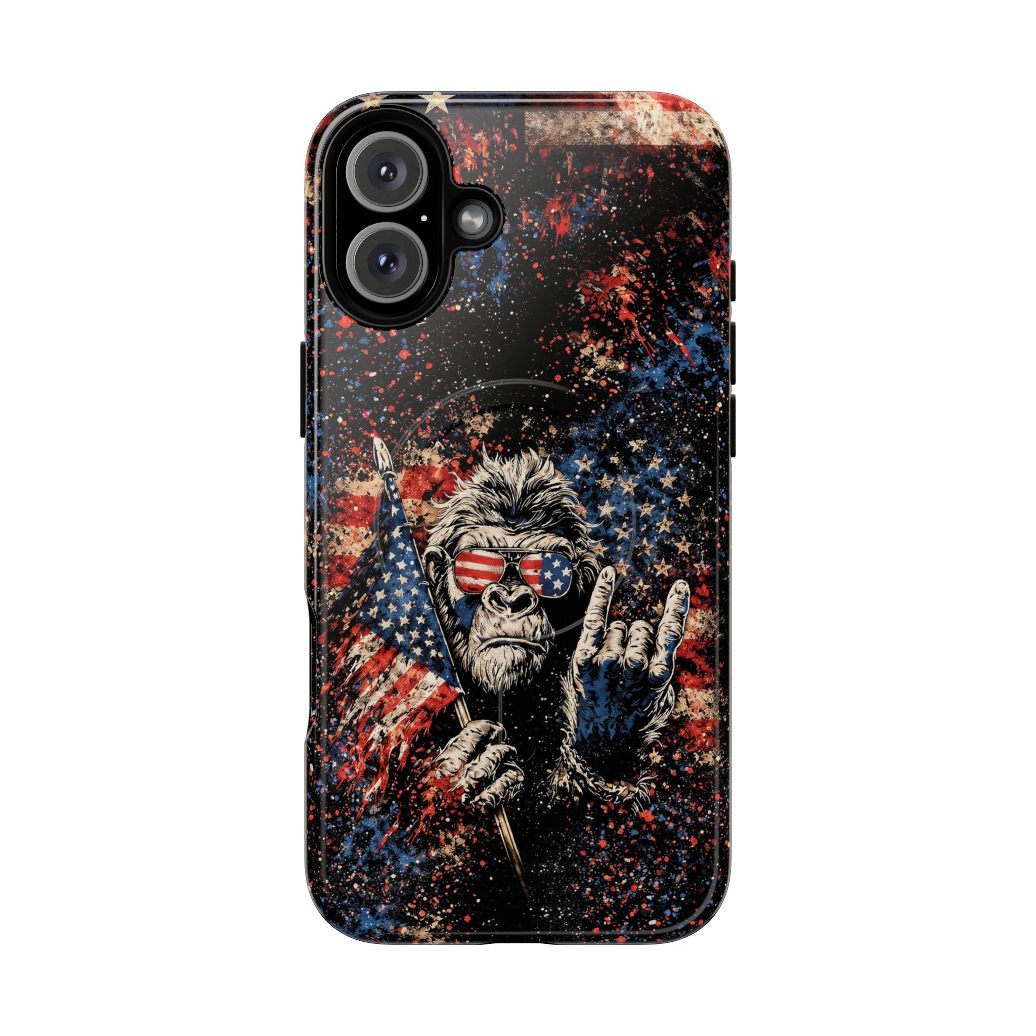 BIGFOOT GRUNGE STARS AND STRIPES MAGNETIC PHONE CASE  - TLHG0805265
