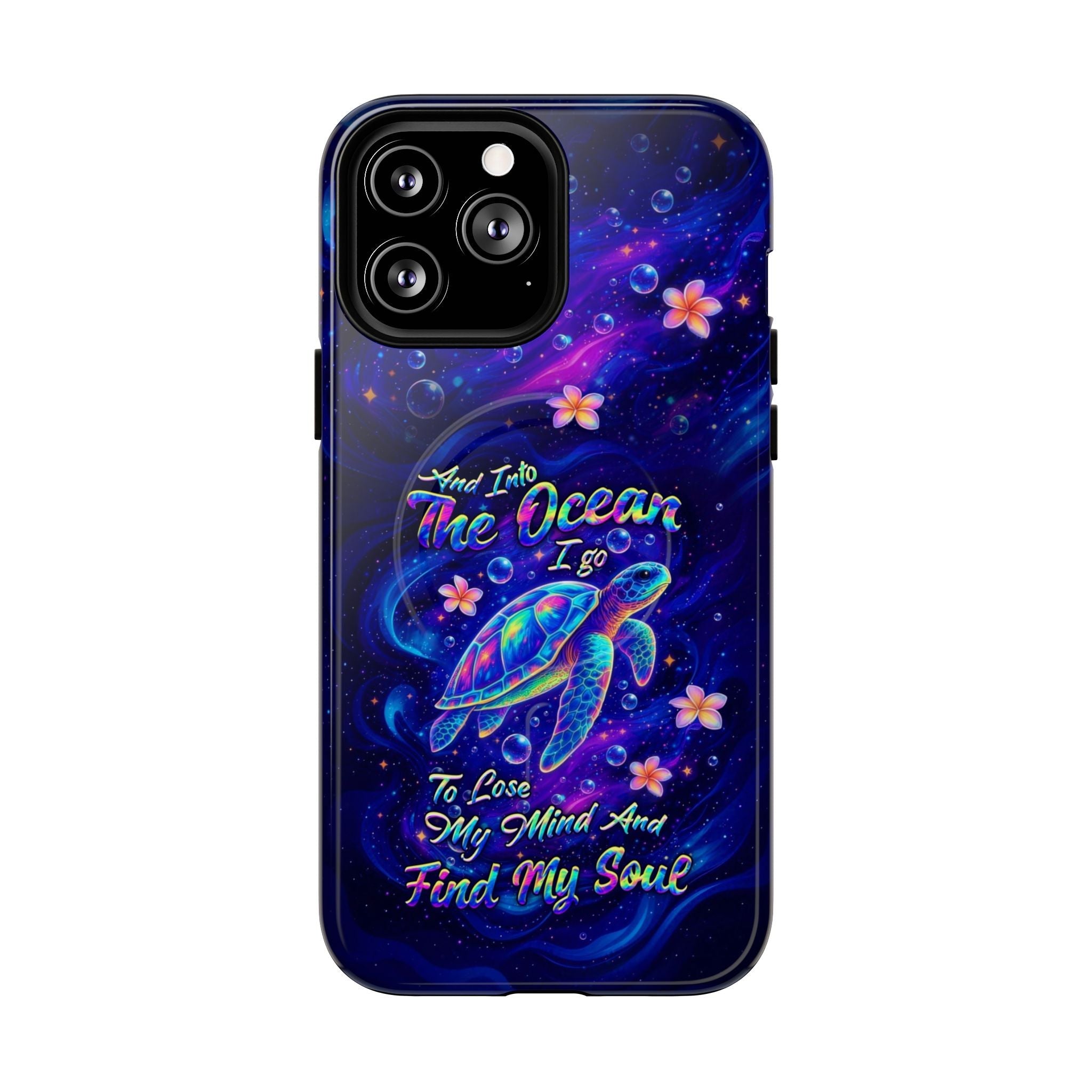 AND INTO THE OCEAN I GO TURTLE MAGNETIC PHONE CASE  - TLHG1504262