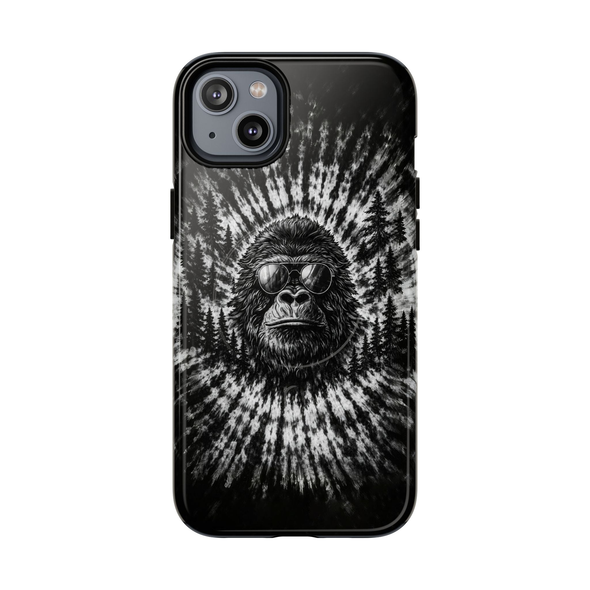 BIGFOOT BLACK & WHITE SWIRL MAGNETIC PHONE CASE  - TLTW2205262