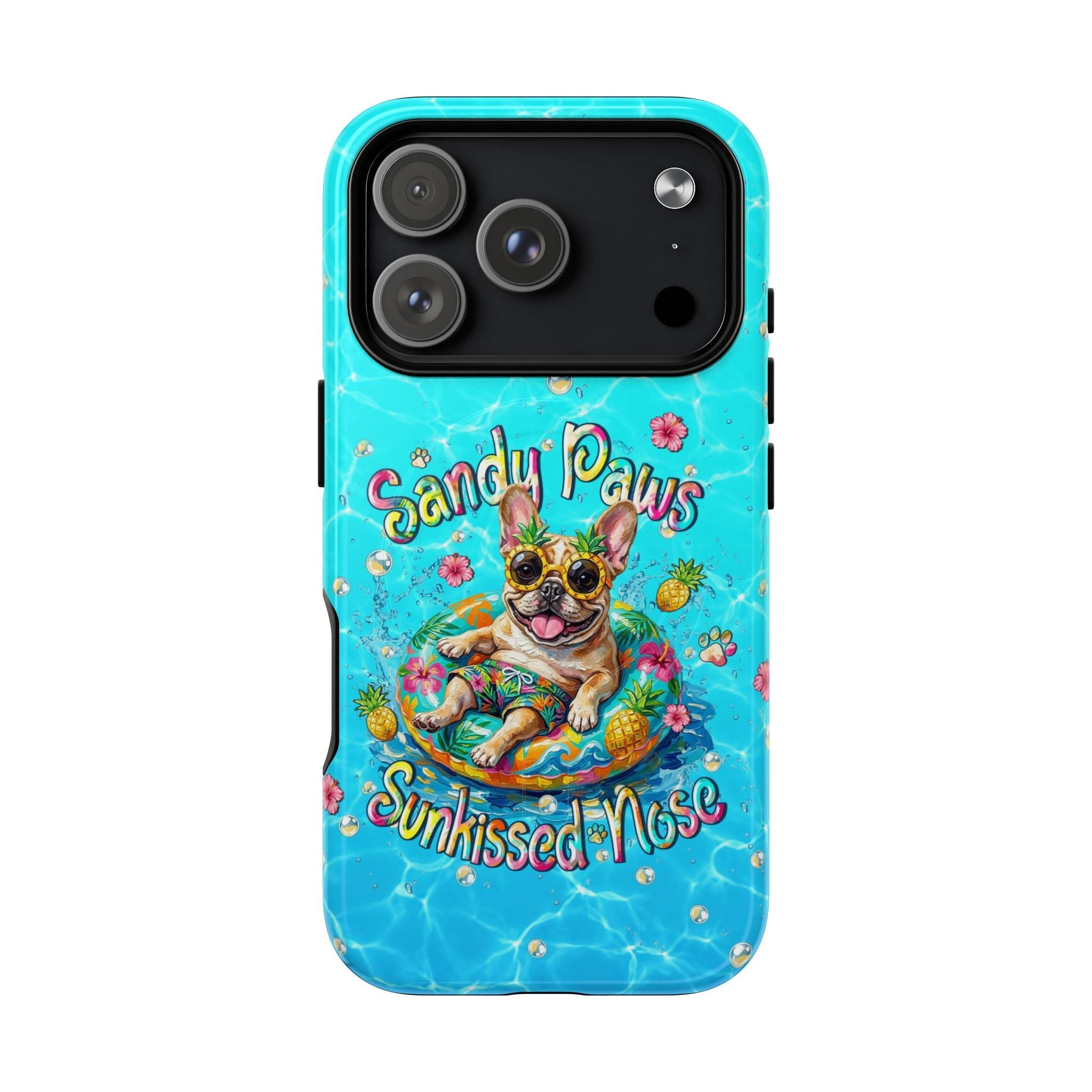 SANDY PAWS SUNKISSED NOSE FRENCH BULLDOG MAGNETIC PHONE CASE  - TLHN2005264