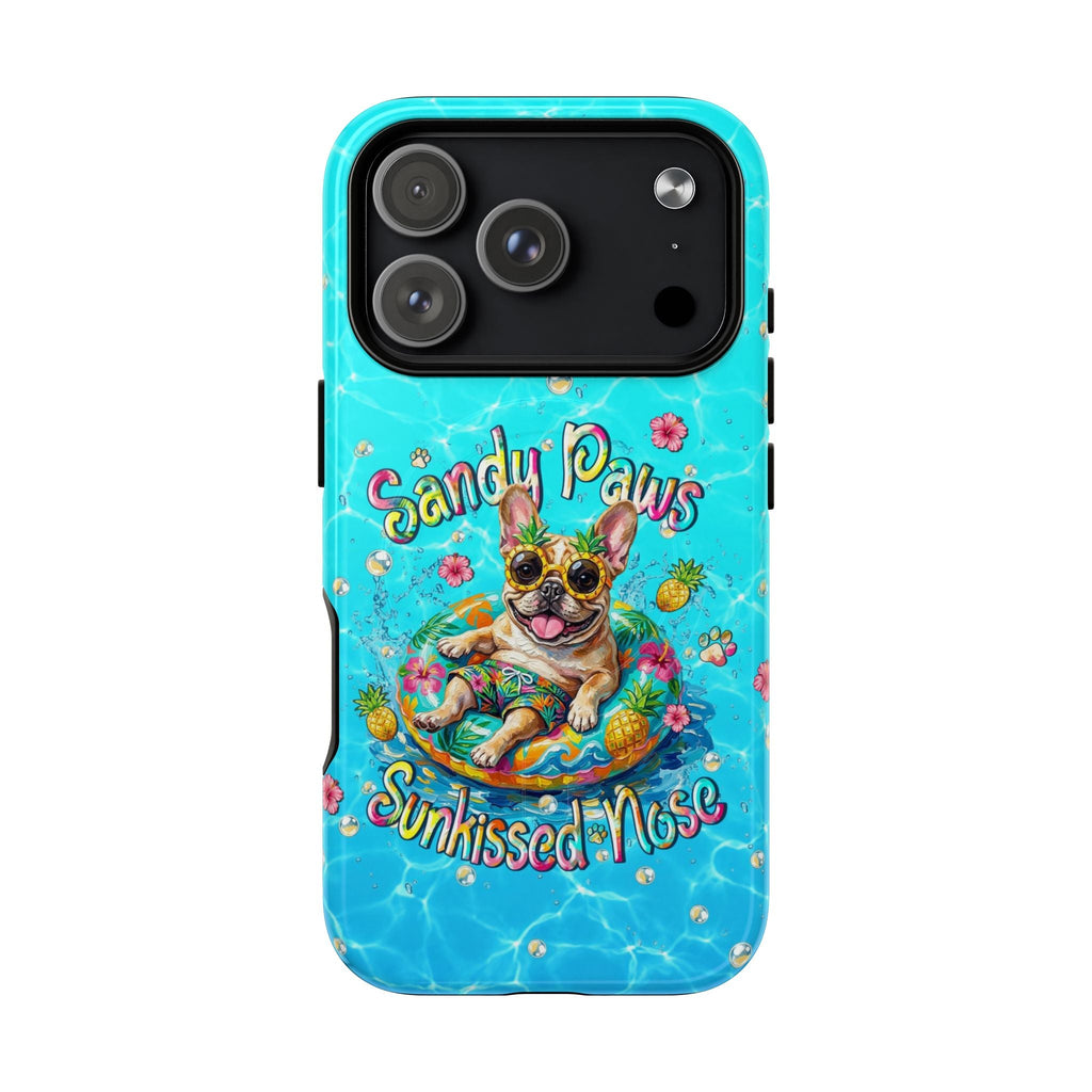 SANDY PAWS SUNKISSED NOSE FRENCH BULLDOG MAGNETIC PHONE CASE  - TLHN2005264