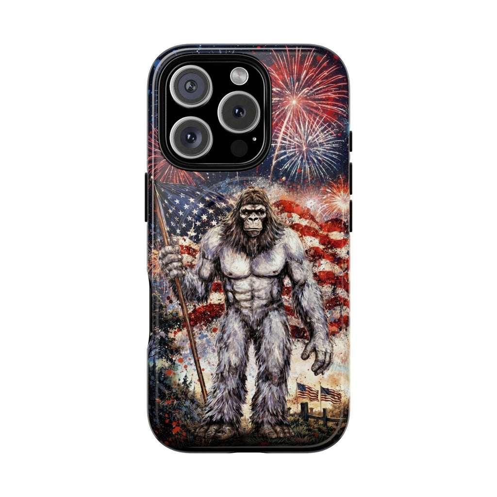 BIGFOOT FIREWORK STARS AND STRIPES MAGNETIC PHONE CASE  - TLNO1905262