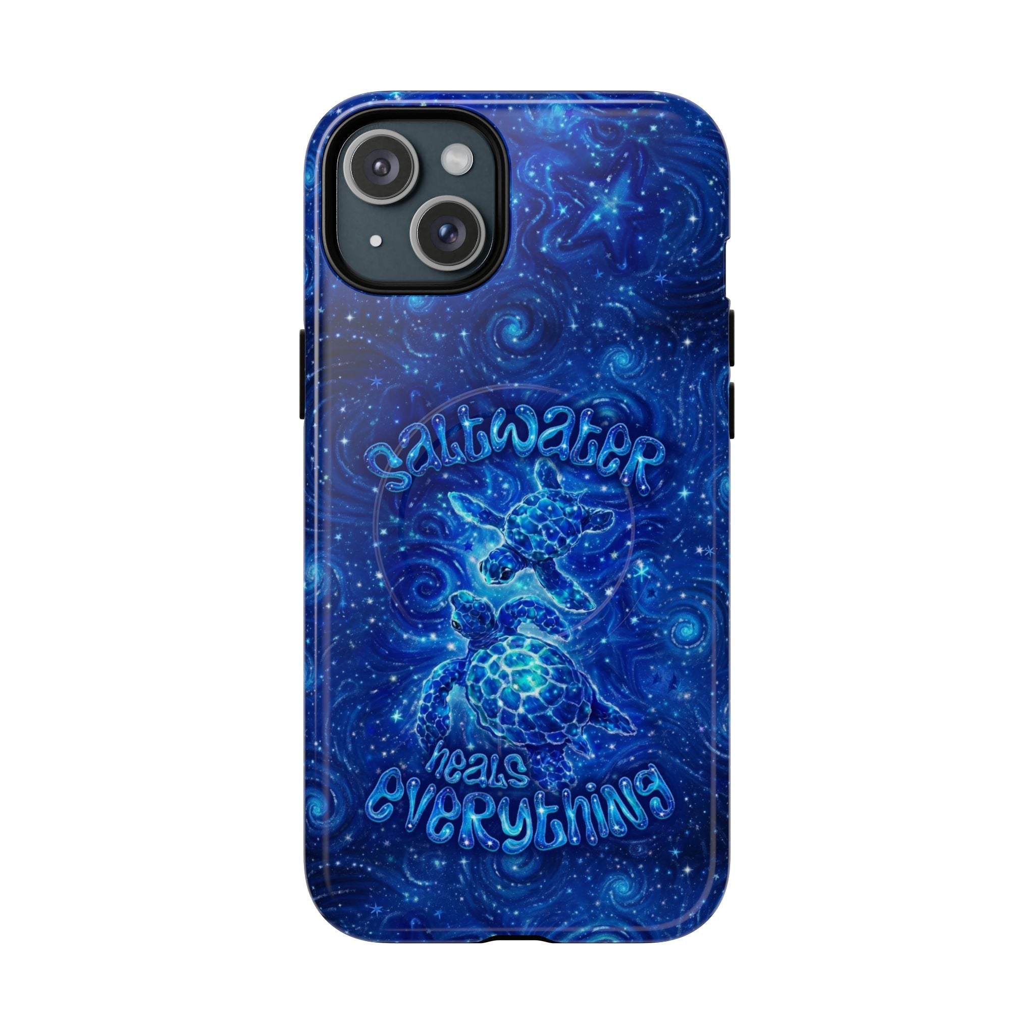 SALTWATER HEALS EVERYTHING TURTLE MAGNETIC PHONE CASE  - TLNO2304261