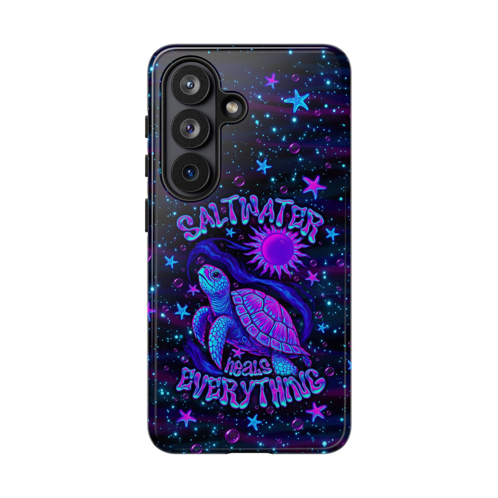 SALTWATER HEALS EVERYTHING TURTLE PHONE CASE  - TLNO1304262
