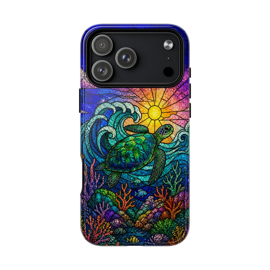 SEA TURTLE WAVES MAGNETIC PHONE CASE  - TLTW0505263