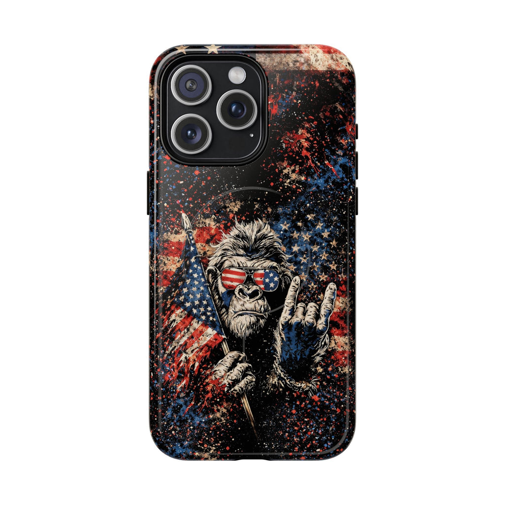 BIGFOOT GRUNGE STARS AND STRIPES MAGNETIC PHONE CASE  - TLHG0805265