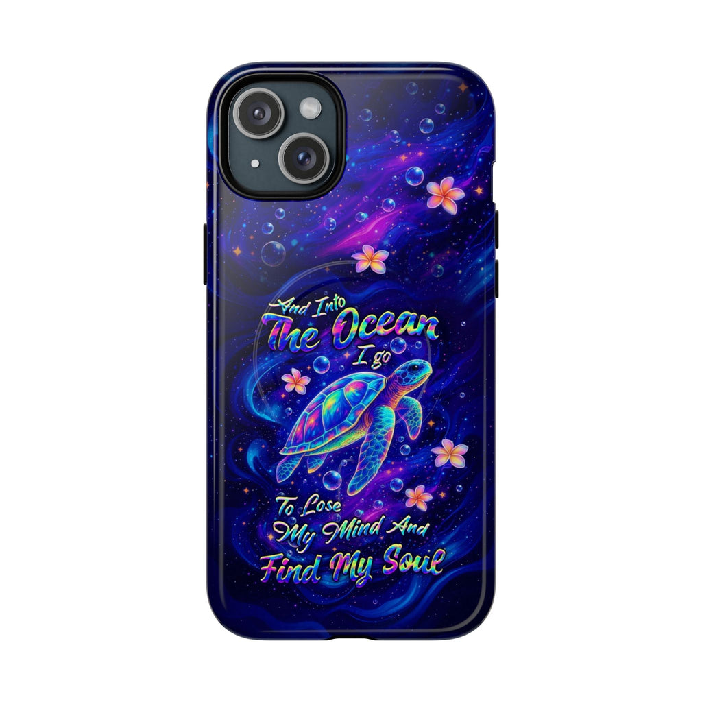 AND INTO THE OCEAN I GO TURTLE MAGNETIC PHONE CASE  - TLHG1504262