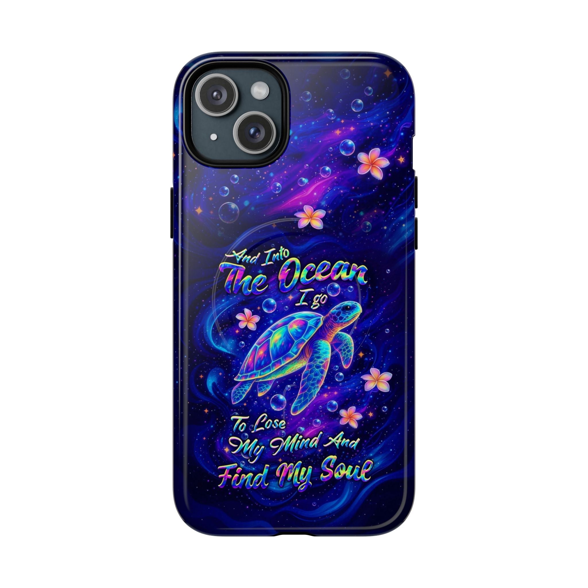 AND INTO THE OCEAN I GO TURTLE MAGNETIC PHONE CASE  - TLHG1504262