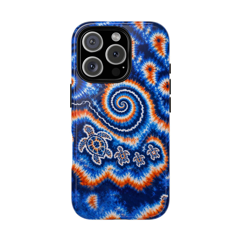 TURTLES WAVES SWIRL MAGNETIC PHONE CASE   - TLHN0805264