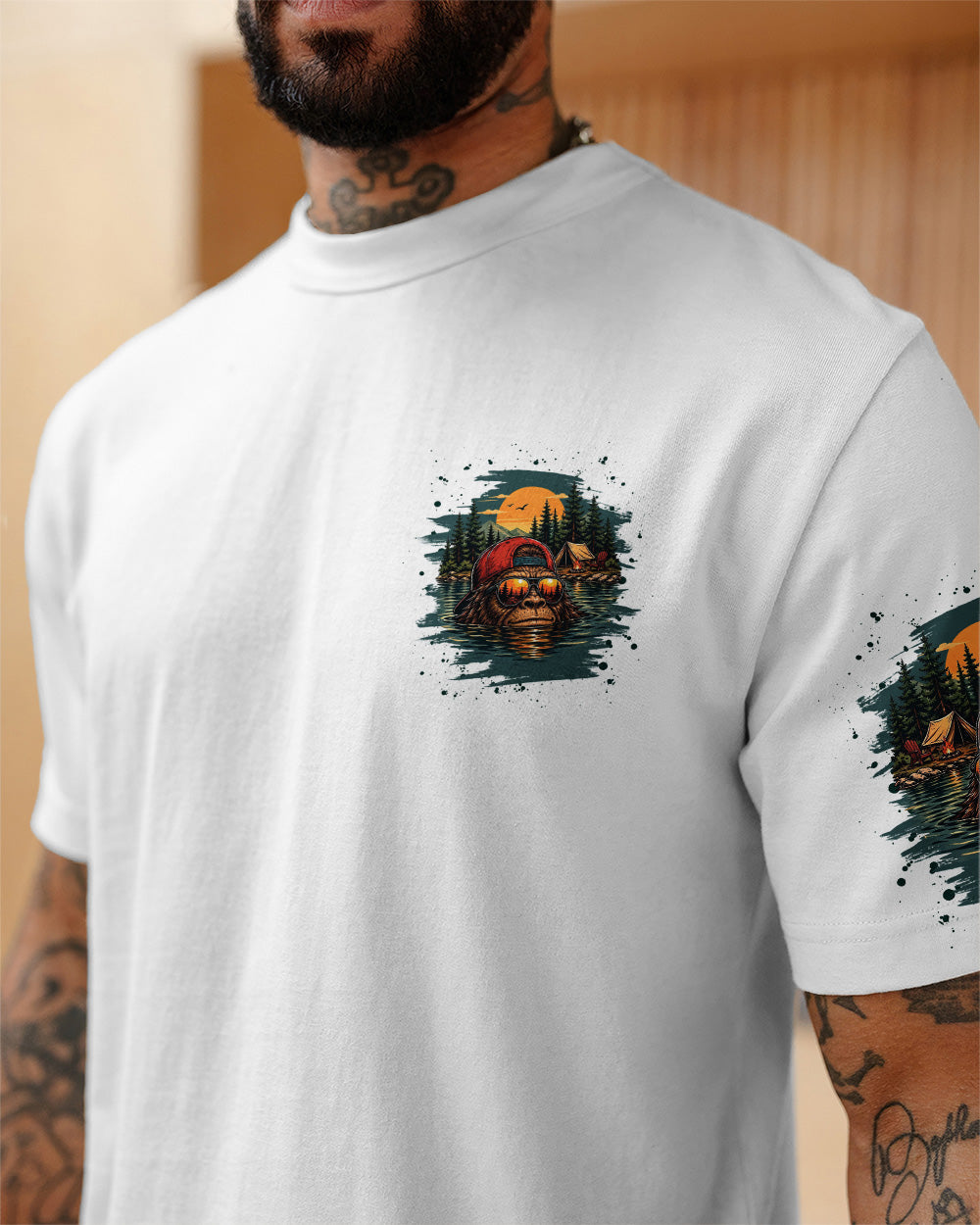 LIFE IS BETTER AT THE LAKE BIGFOOT ALL OVER PRINT   - TLHG2805263