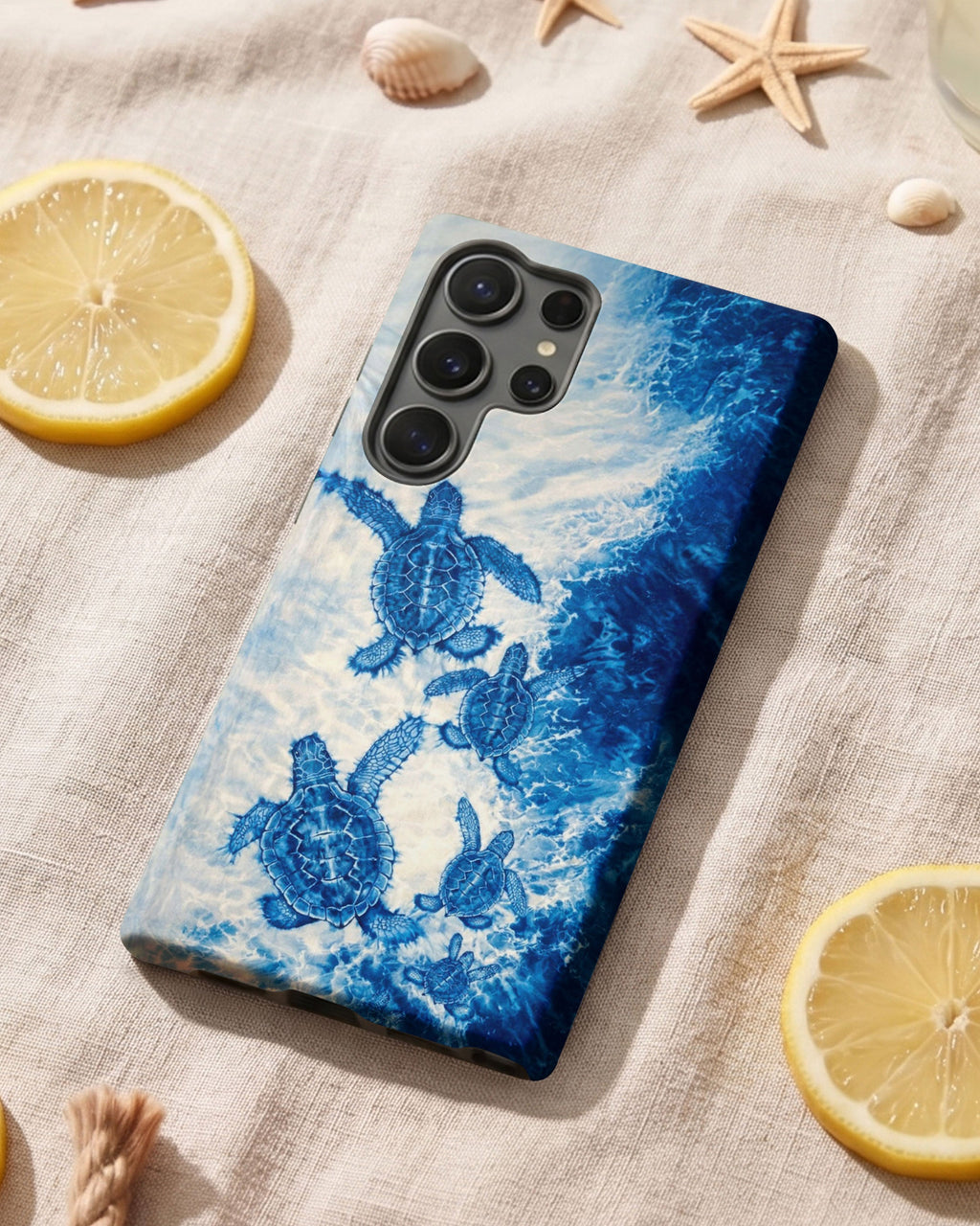 SEA TURTLE FAMILY WAVES PHONE CASE  - TLTW1704264