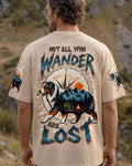 NOT ALL WHO WANDER ARE LOST AUSTRALIAN SHEPHERD DOG ALL OVER PRINT - TLTW0907263
