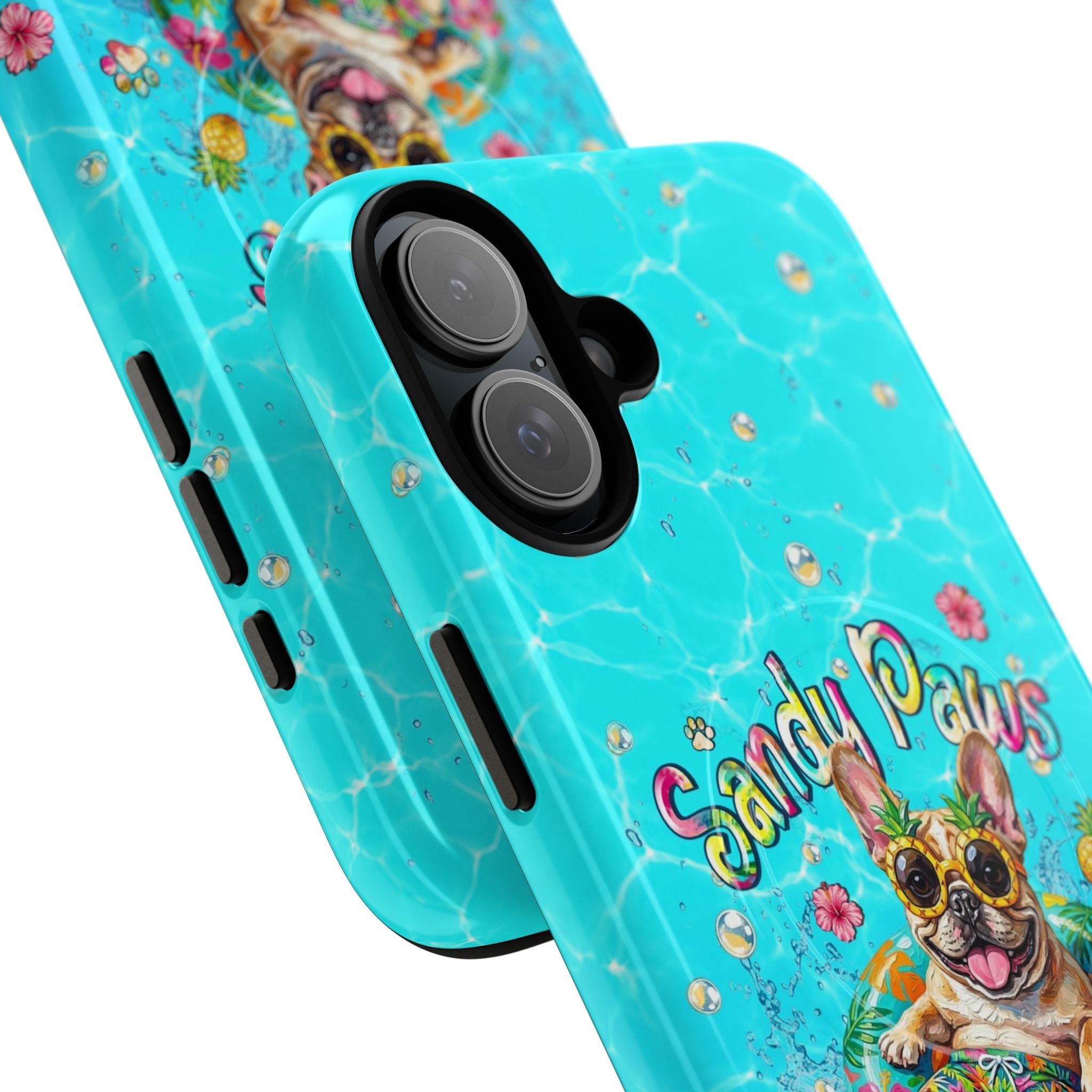 SANDY PAWS SUNKISSED NOSE FRENCH BULLDOG MAGNETIC PHONE CASE  - TLHN2005264