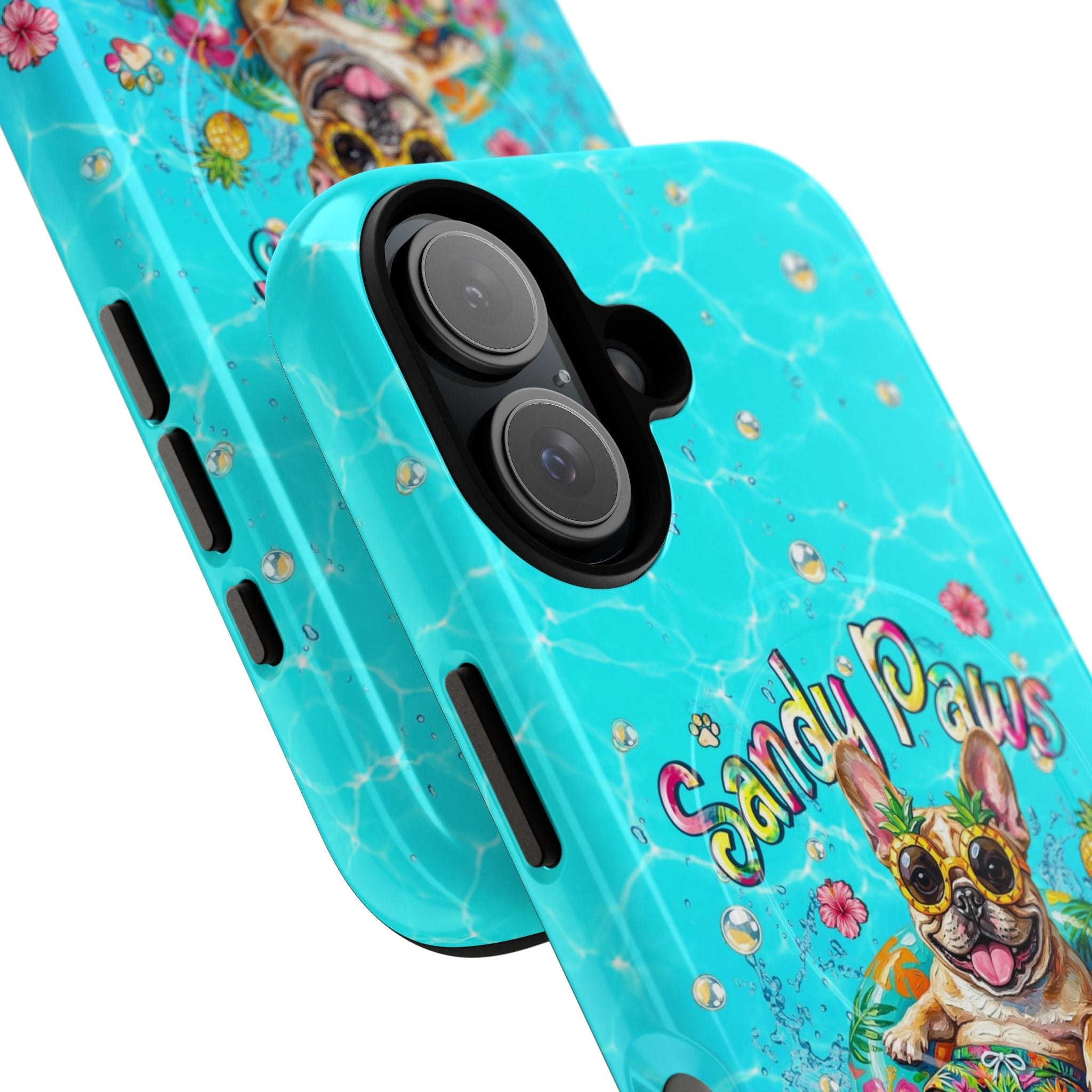 SANDY PAWS SUNKISSED NOSE FRENCH BULLDOG MAGNETIC PHONE CASE  - TLHN2005264