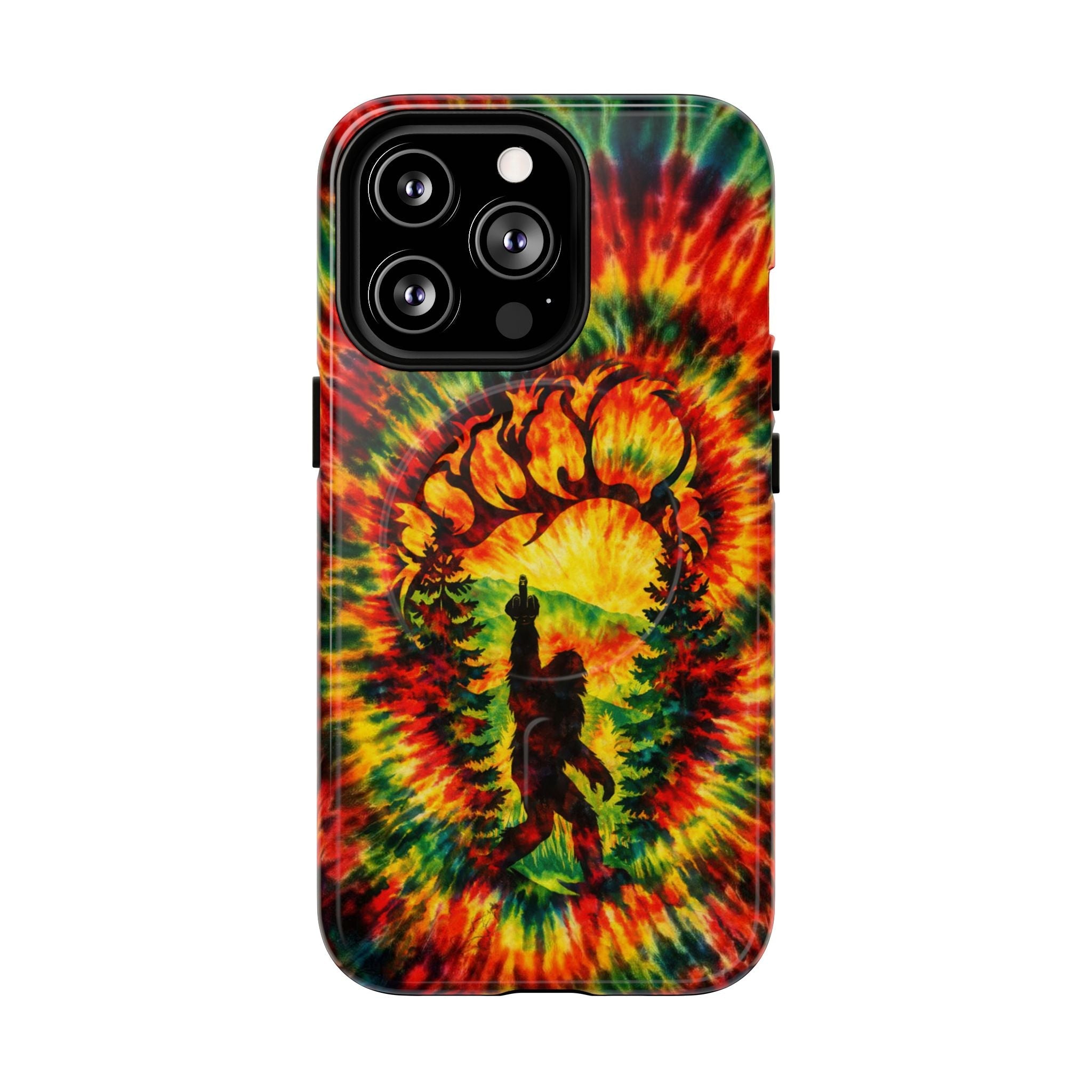 BIGFOOT FOOTPRINT SWIRL MAGNETIC PHONE CASE  - TLTW2605262
