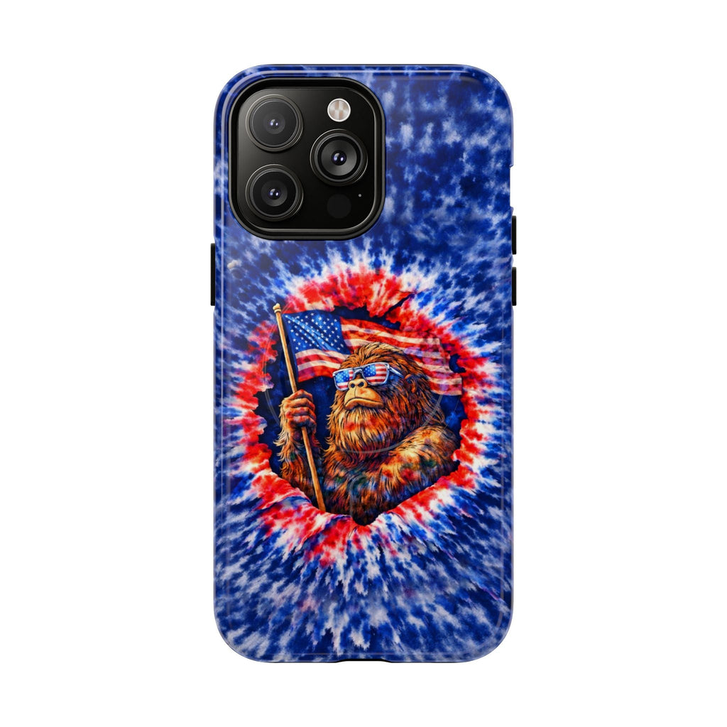 BIGFOOT WITH FLAG MAGNETIC PHONE CASE - TLHN0705264