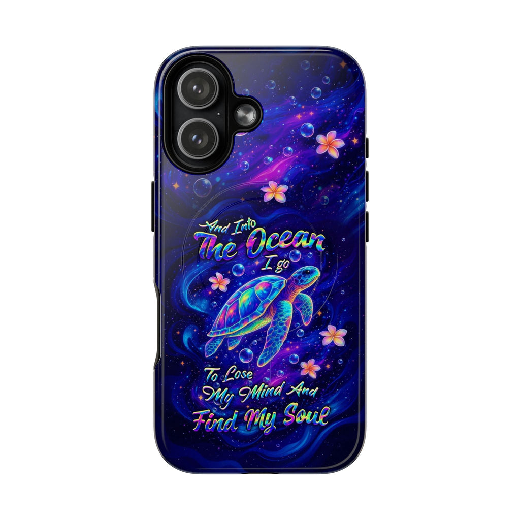 AND INTO THE OCEAN I GO TURTLE MAGNETIC PHONE CASE  - TLHG1504262