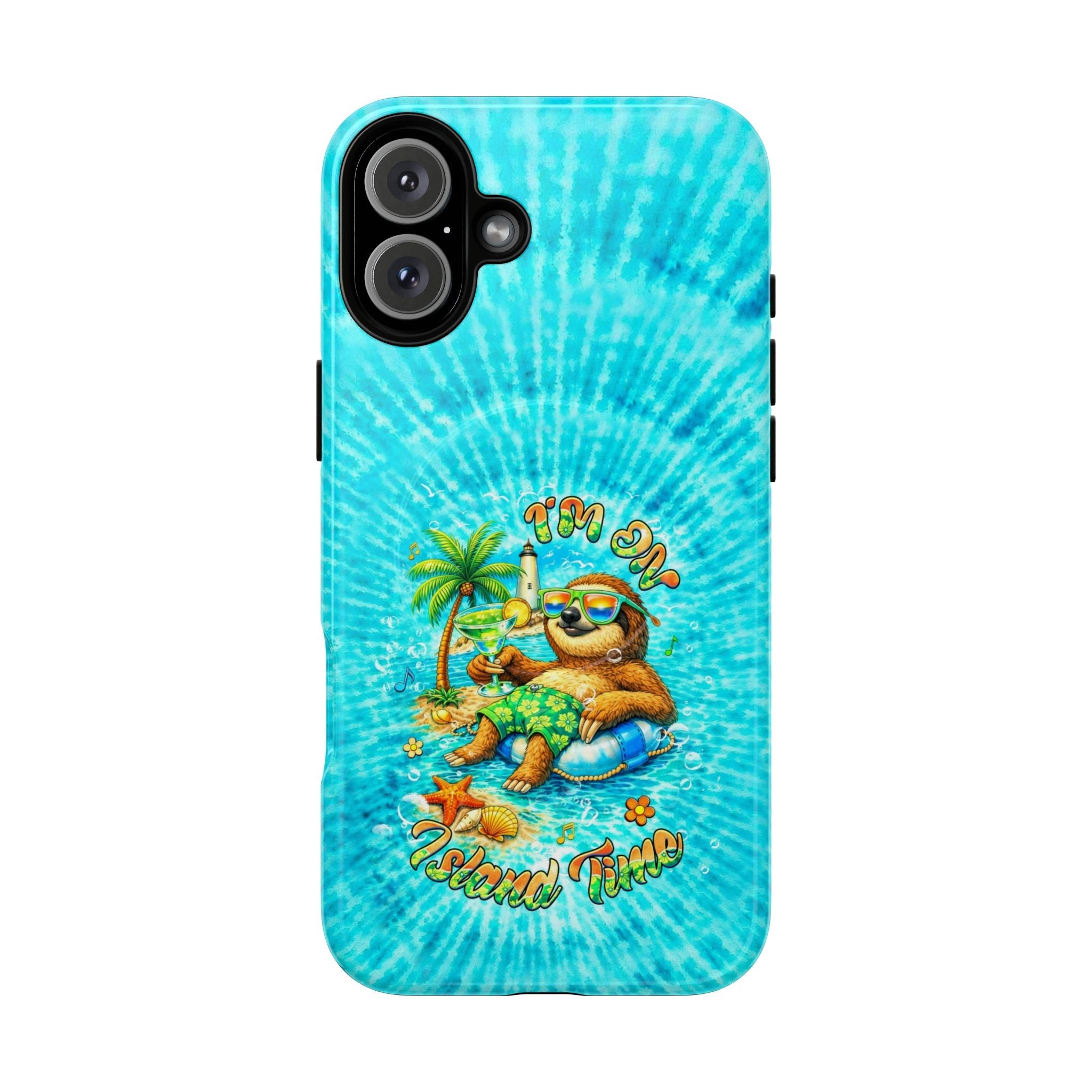 I'M ON ISLAND TIME SLOTH MAGNETIC  PHONE CASE  - TLHG1205264