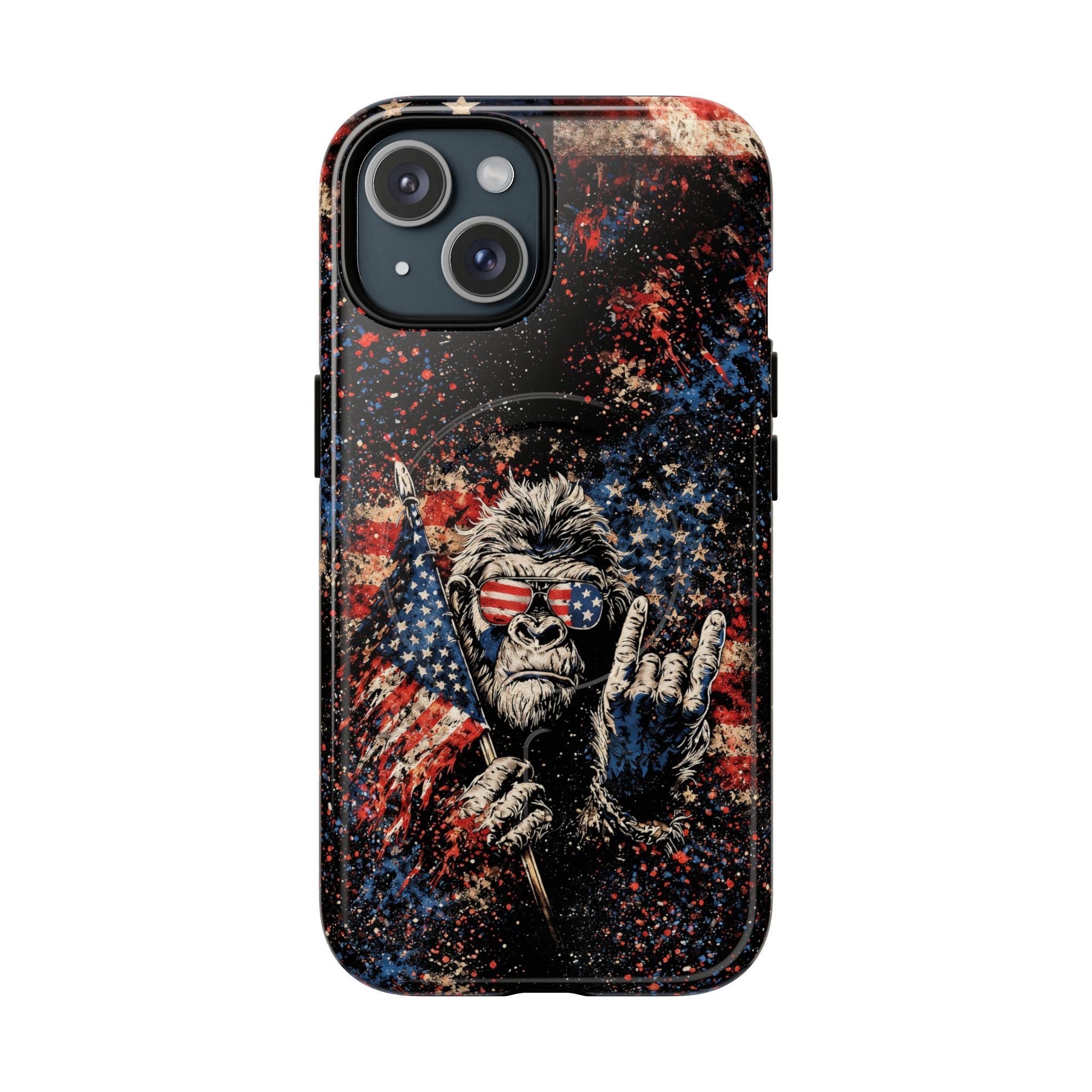 BIGFOOT GRUNGE STARS AND STRIPES MAGNETIC PHONE CASE  - TLHG0805265