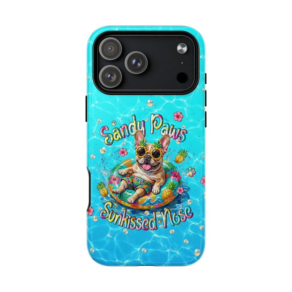 SANDY PAWS SUNKISSED NOSE FRENCH BULLDOG MAGNETIC PHONE CASE  - TLHN2005264