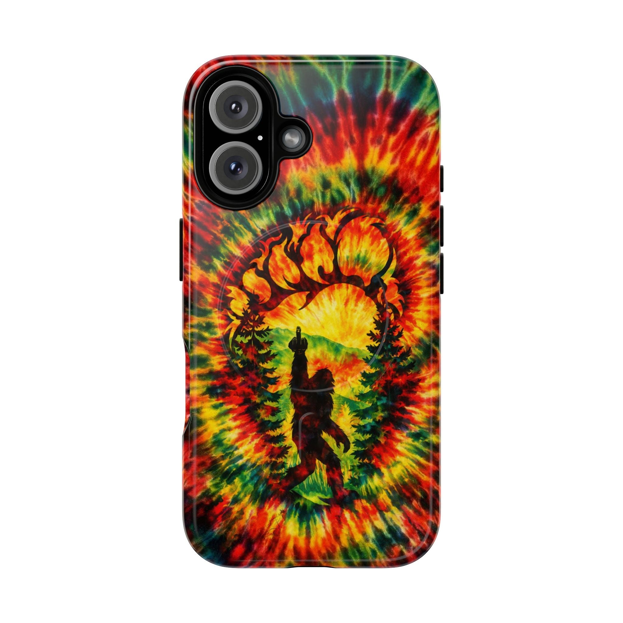 BIGFOOT FOOTPRINT SWIRL MAGNETIC PHONE CASE  - TLTW2605262