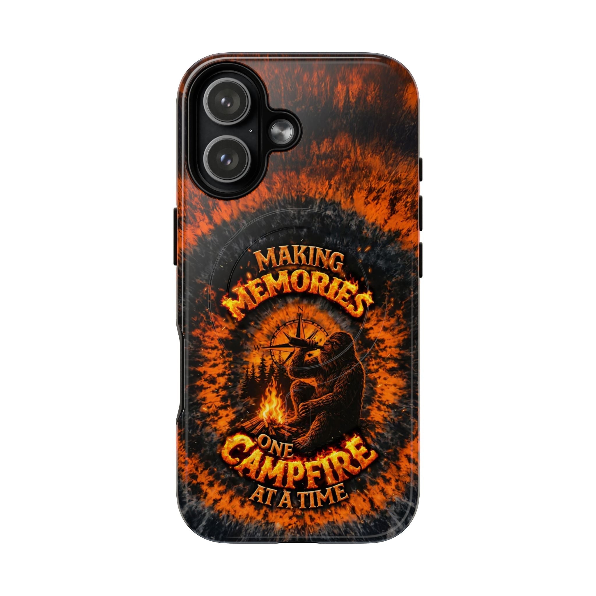 MAKING MEMORIES ONE CAMPFIRE AT A TIME BIGFOOT SWIRL MAGNETIC PHONE CASE - TLNT1804262