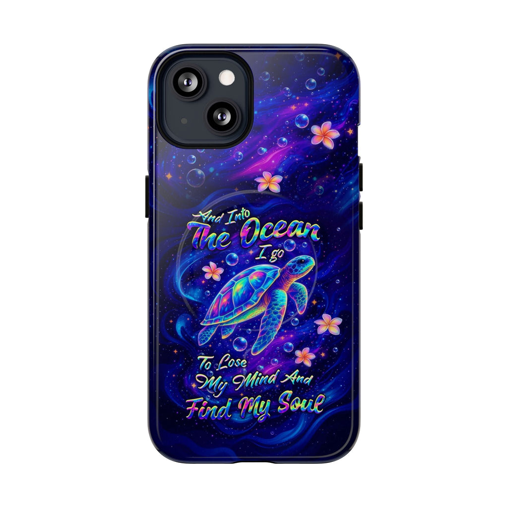 AND INTO THE OCEAN I GO TURTLE MAGNETIC PHONE CASE  - TLHG1504262
