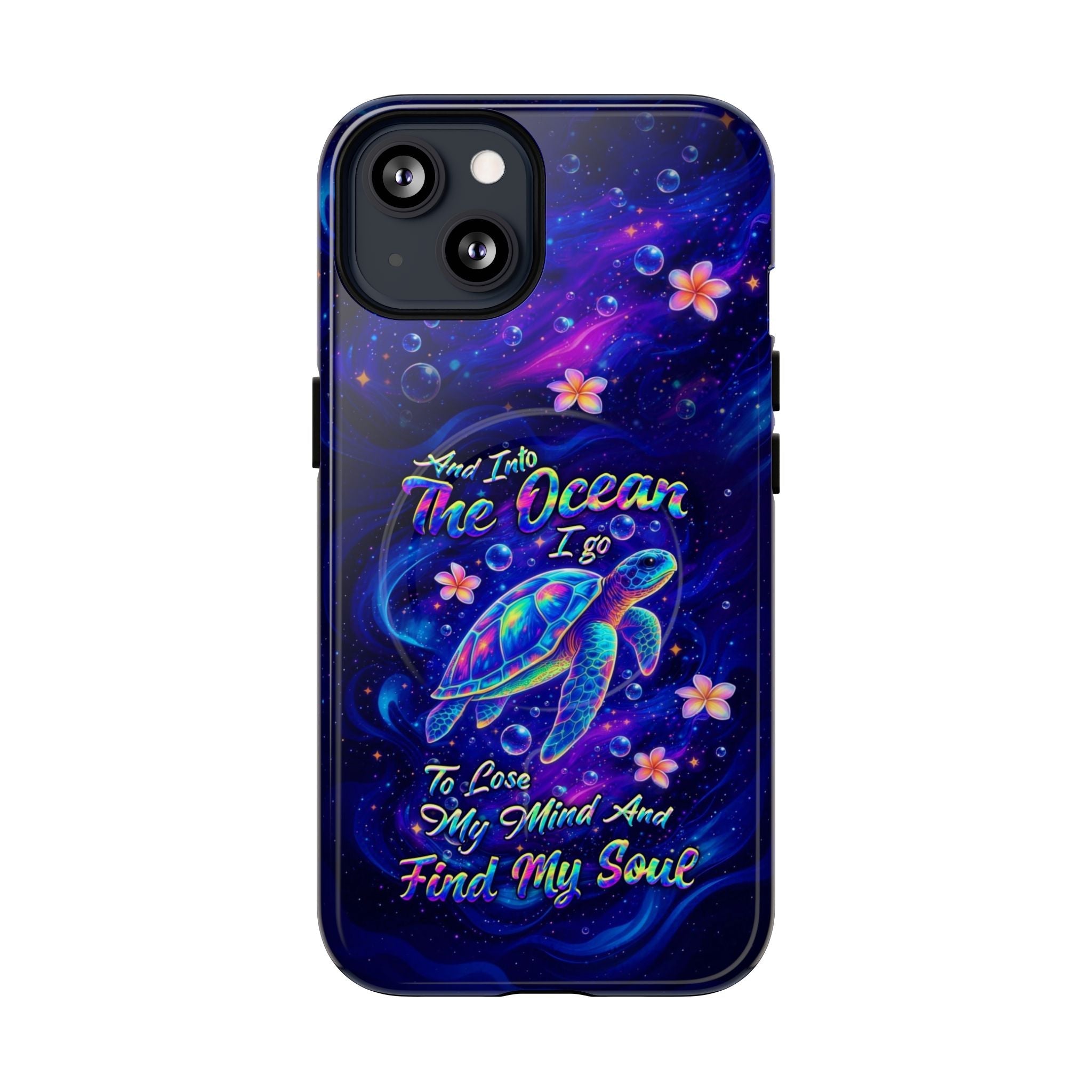 AND INTO THE OCEAN I GO TURTLE MAGNETIC PHONE CASE  - TLHG1504262