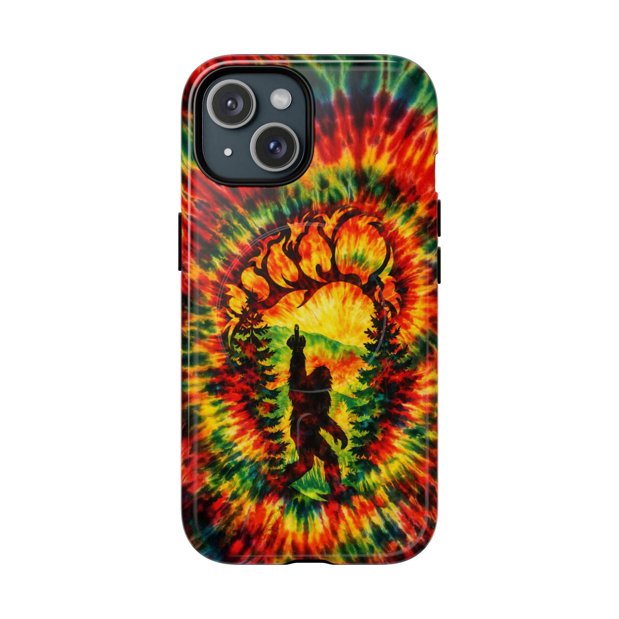 BIGFOOT FOOTPRINT SWIRL MAGNETIC PHONE CASE  - TLTW2605262