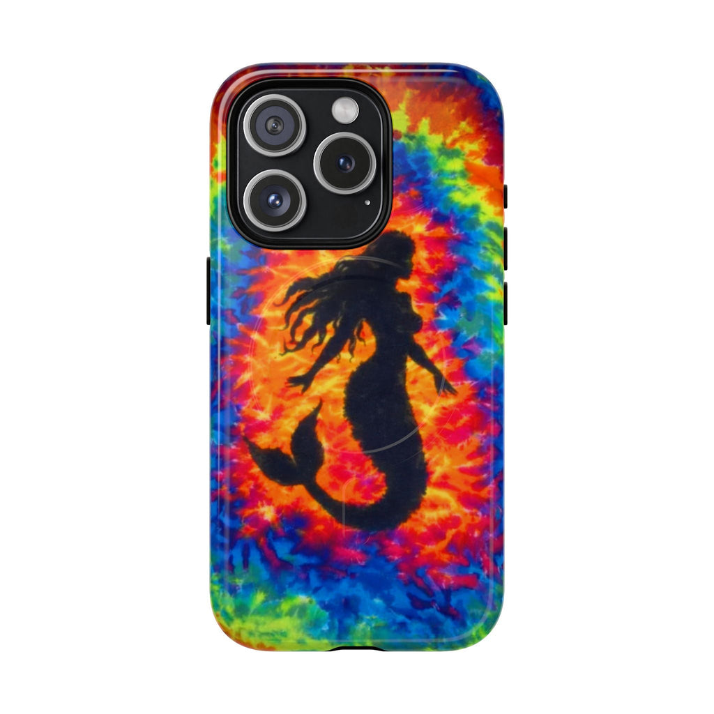 MERMAID COLORFUL SWIRL MAGNETIC PHONE CASE  - TLTW2105264
