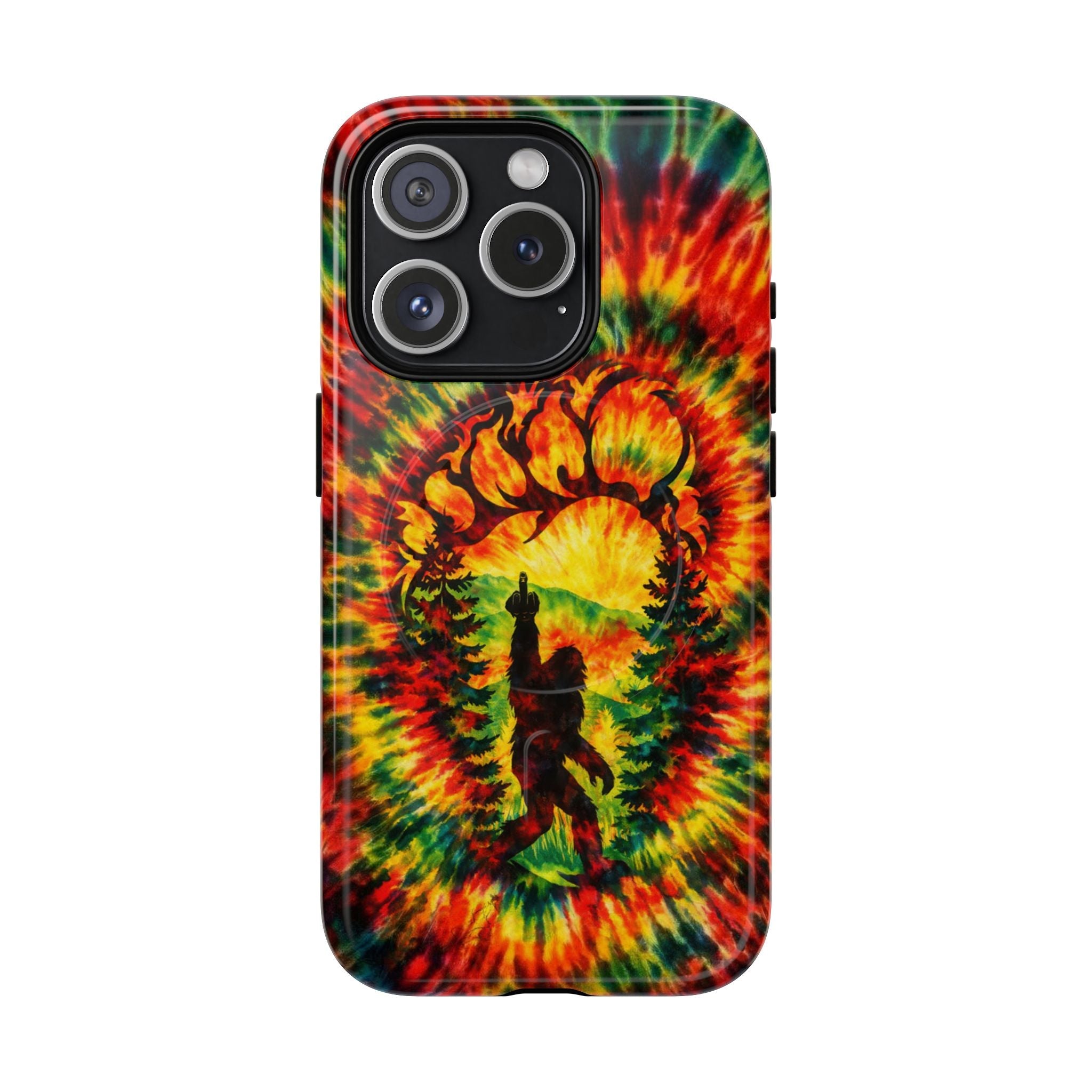 BIGFOOT FOOTPRINT SWIRL MAGNETIC PHONE CASE  - TLTW2605262