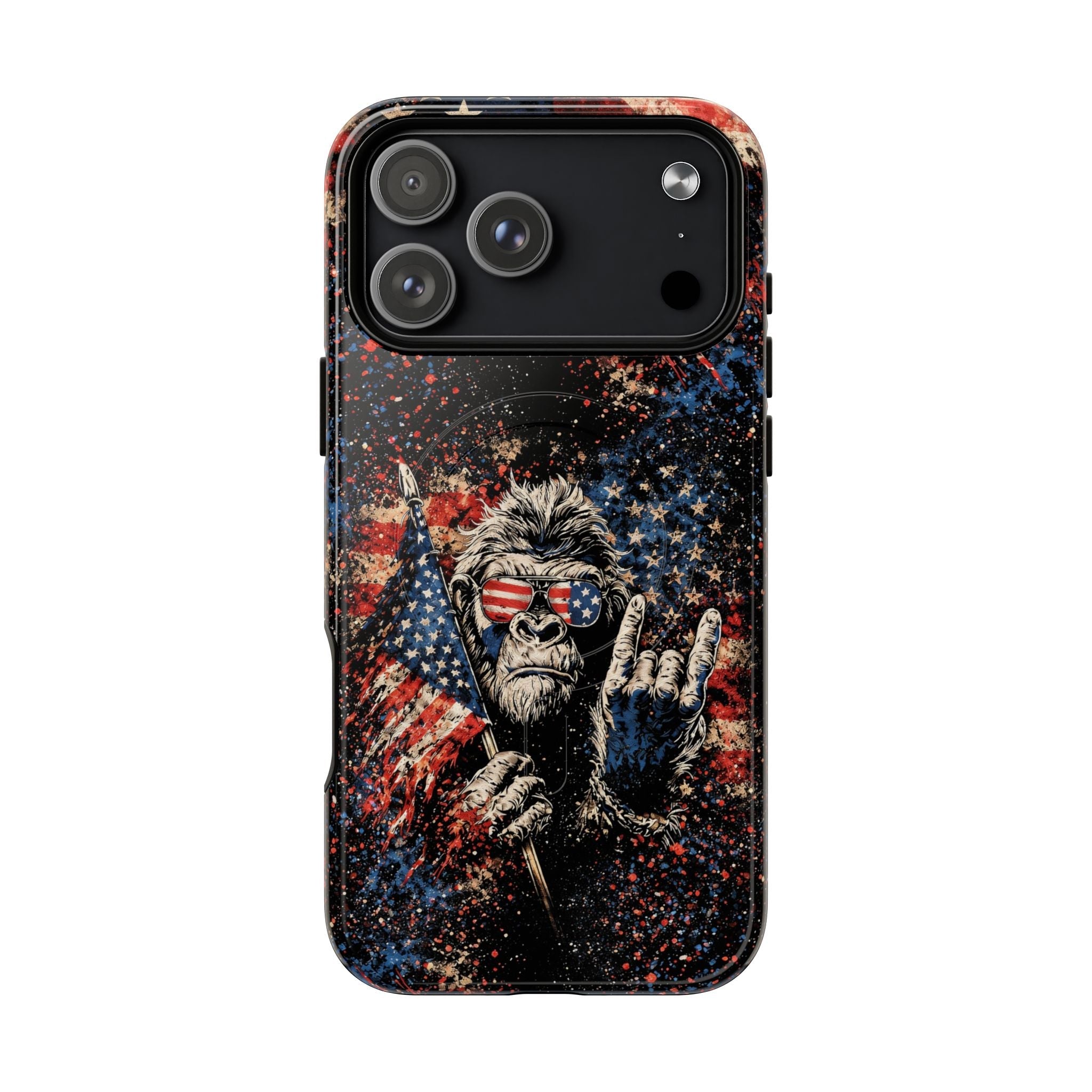 BIGFOOT GRUNGE STARS AND STRIPES MAGNETIC PHONE CASE  - TLHG0805265