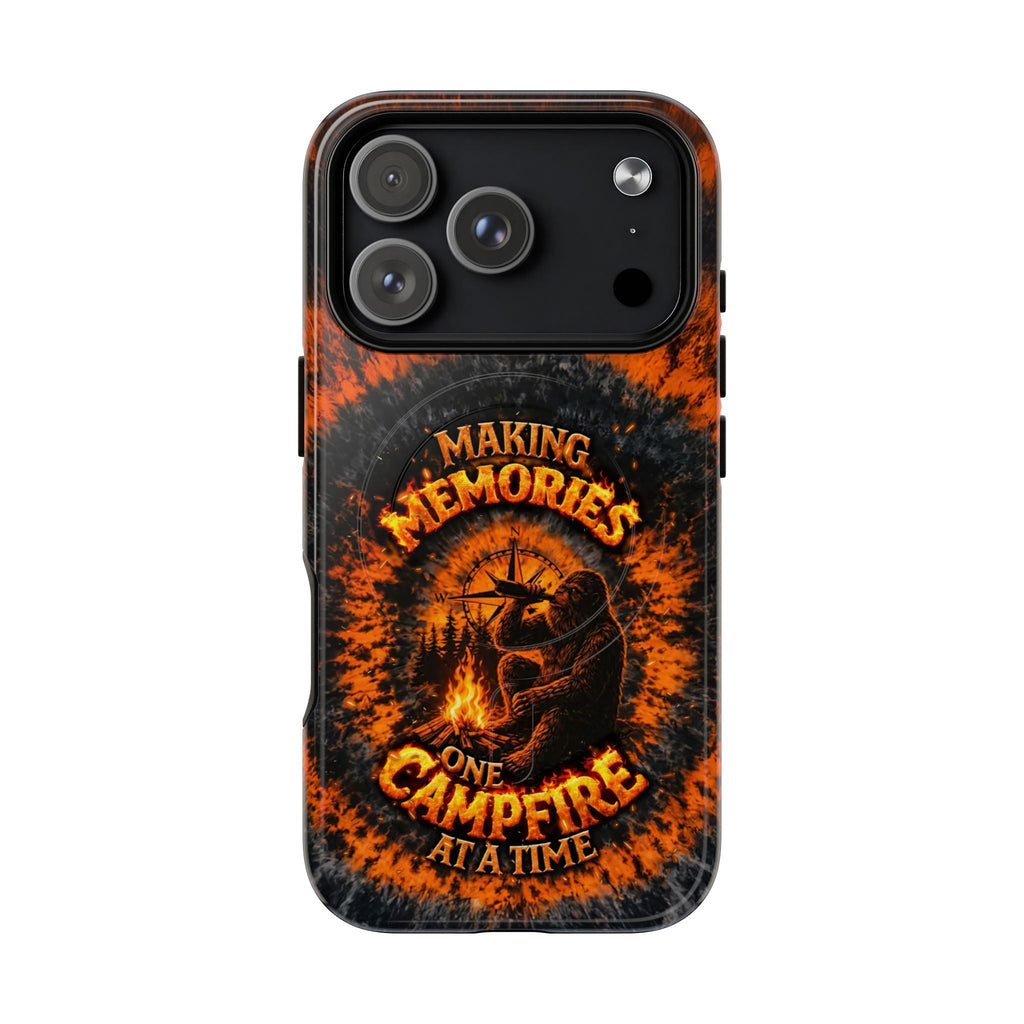 MAKING MEMORIES ONE CAMPFIRE AT A TIME BIGFOOT SWIRL MAGNETIC PHONE CASE - TLNT1804262