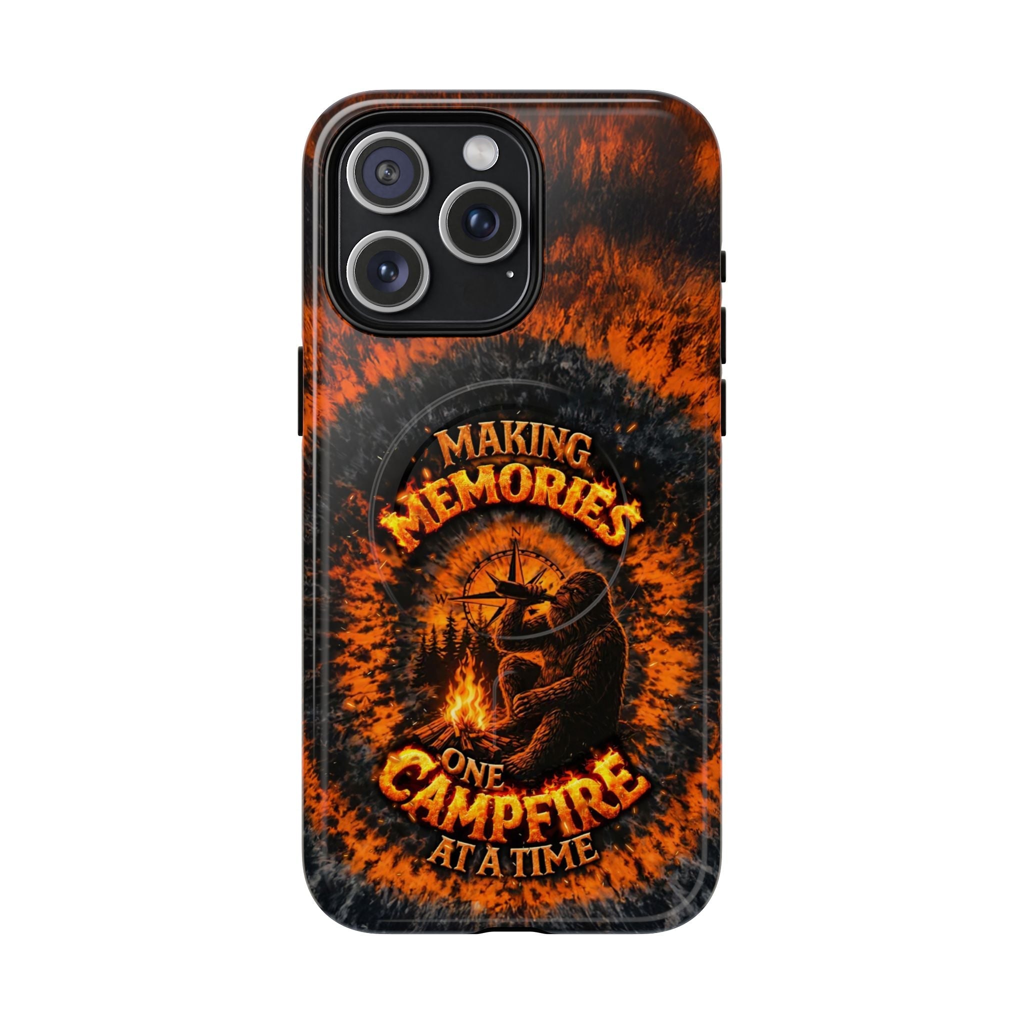 MAKING MEMORIES ONE CAMPFIRE AT A TIME BIGFOOT SWIRL MAGNETIC PHONE CASE - TLNT1804262