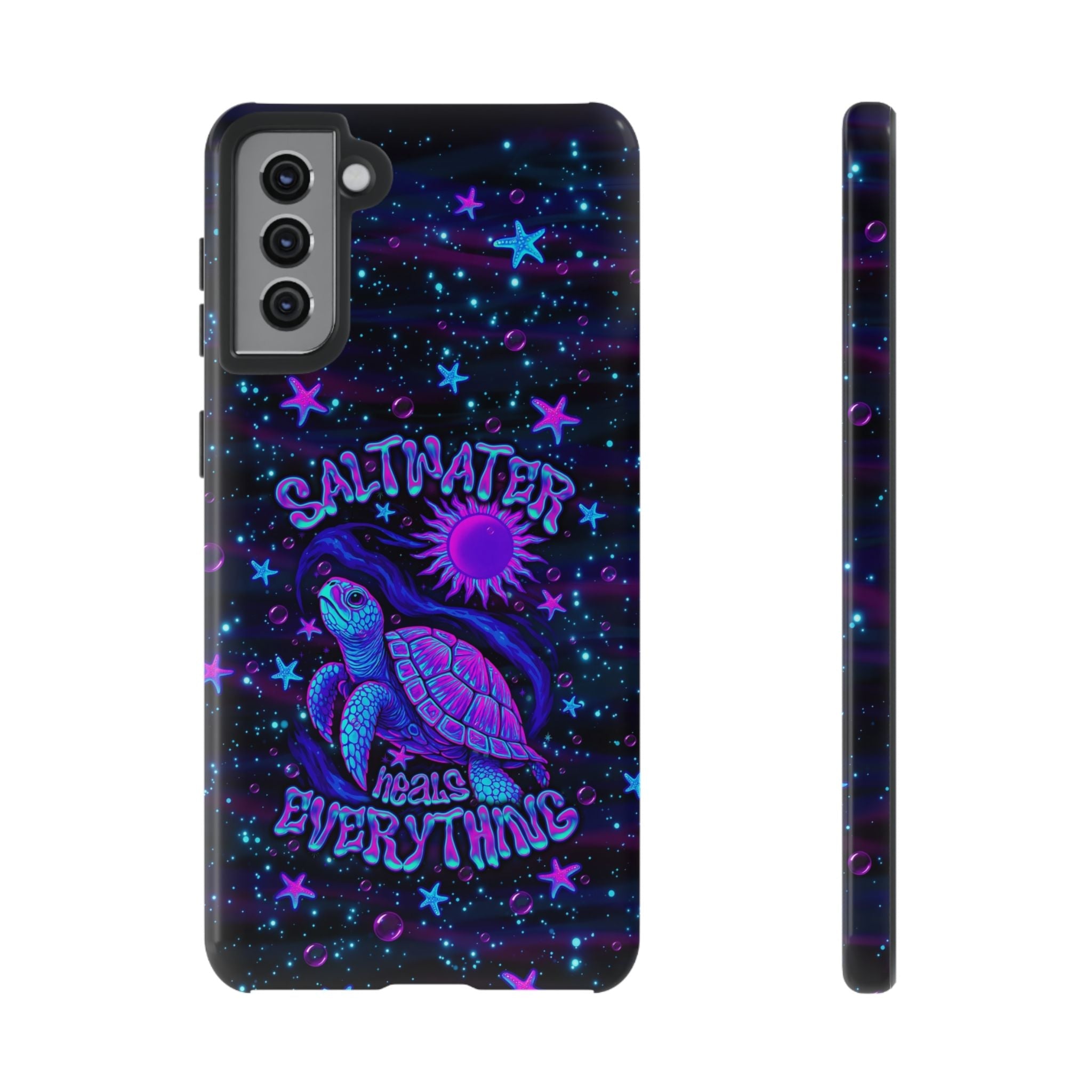 SALTWATER HEALS EVERYTHING TURTLE PHONE CASE  - TLNO1304262
