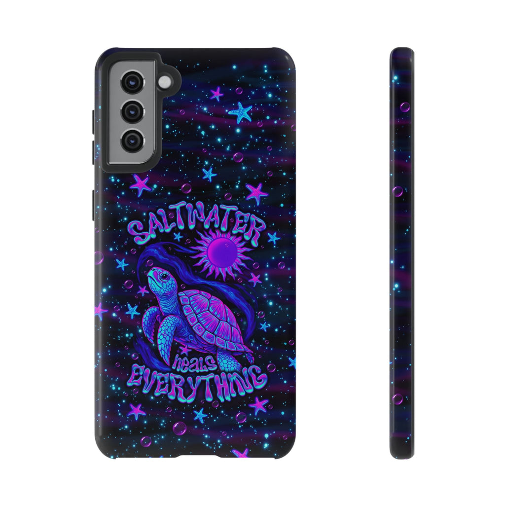 SALTWATER HEALS EVERYTHING TURTLE PHONE CASE  - TLNO1304262