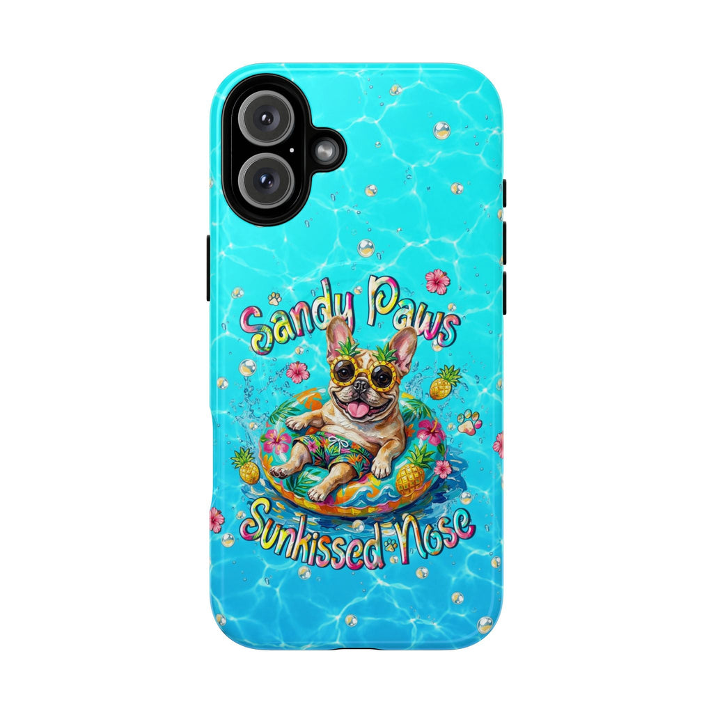 SANDY PAWS SUNKISSED NOSE FRENCH BULLDOG MAGNETIC PHONE CASE  - TLHN2005264