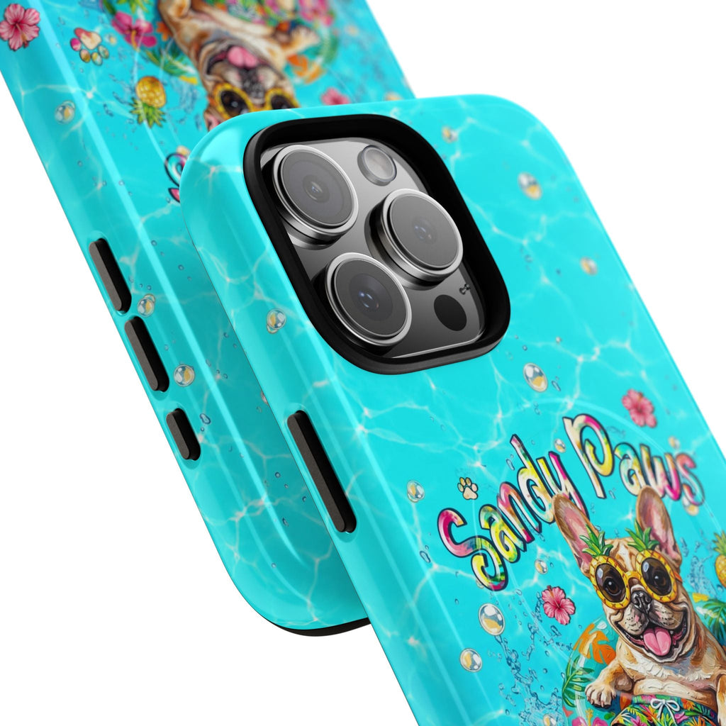 SANDY PAWS SUNKISSED NOSE FRENCH BULLDOG MAGNETIC PHONE CASE  - TLHN2005264
